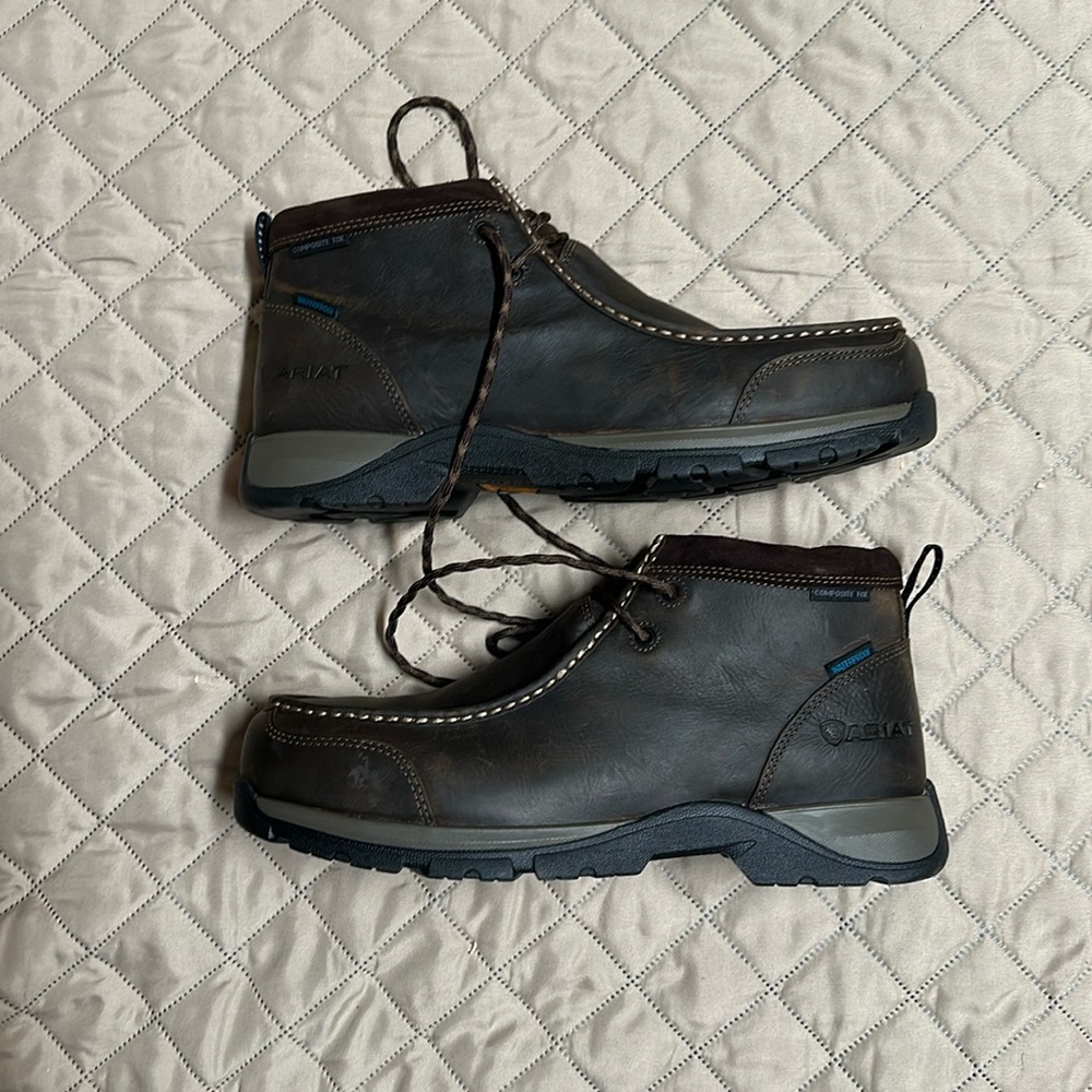 Ariat Waterproof, composite toe, work shoes. Brand new.